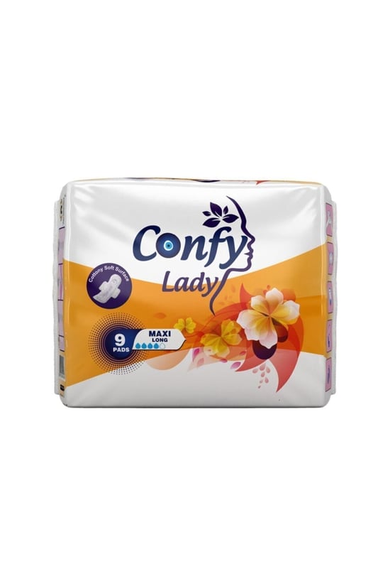 Confy Lady Lady Hijyenik Pedler Maxi Long 9 Adet