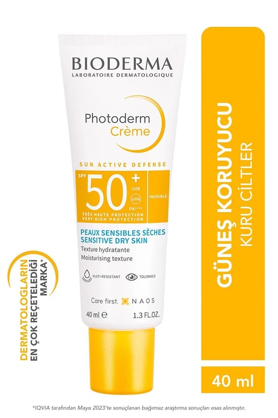 Bioderma Photoderm Kuru Cilt Güneş Kremi SPF 50+ Invisible 40 ml