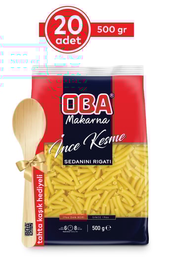 Oba Makarna İnce Kesme 500 Gr * 20 Adet