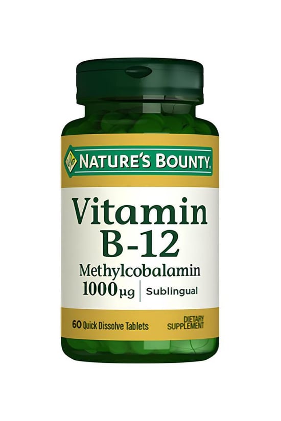 Natures Bounty Vitamin B12 1000 mcg 60 Dilaltı Tableti
