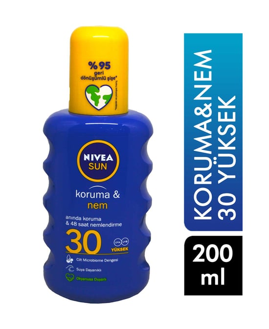 Nivea Sun Koruma&Nem Güneş Koruyucu 200 ml Sprey 30 Yüksek