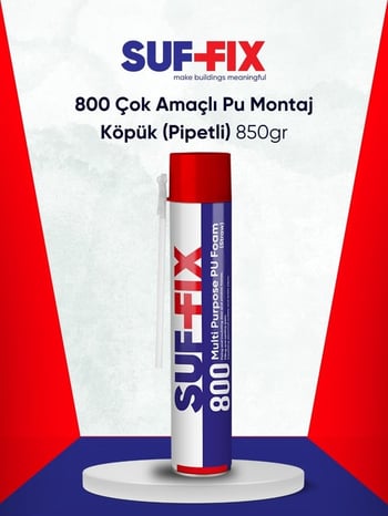 Suf-Fix 800 Çok Amaçlı Pu Köpük Genel Amaçlı Montaj Köpük