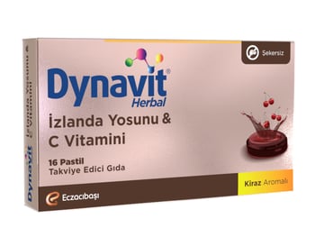 Dynavit Herbal Izlanda Yosunu & Vitamin C 16 Pastil