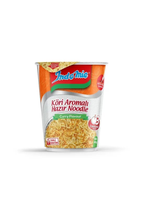 Indomiem KÖRİ Aromalı Hazır Noodle Bardak 60GR