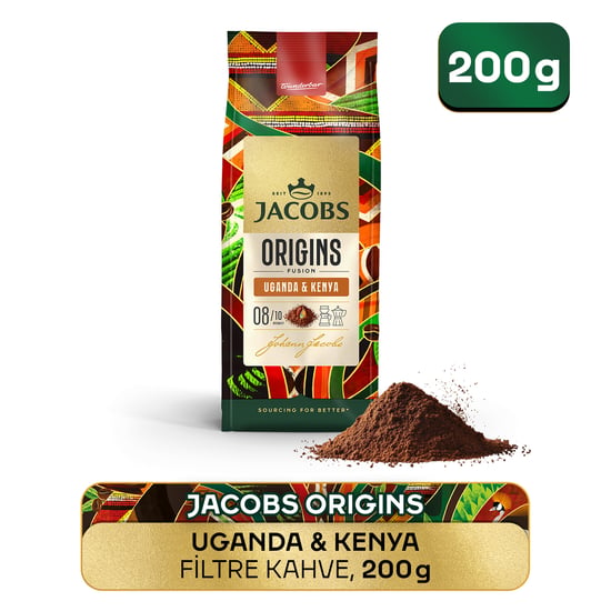 Jacobs Origins Uganda & Kenya Filtre Kahve 200 gr 201 TL!