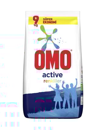 omo,deterjan,çamaşır deterjanı,60 yıkama,renkliler için, active fresh