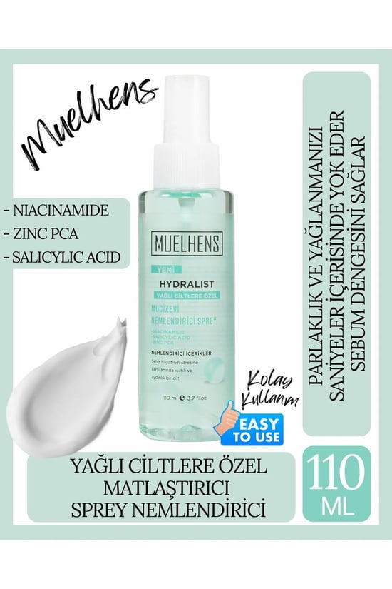Muelhens Hydralist Yağlı Cilt Nemlendirici Sprey 110 ml