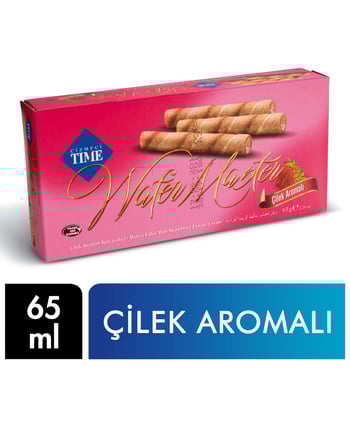 Çizmeci Time Gofret 65 g  Wafer Master Çilek Aromalı