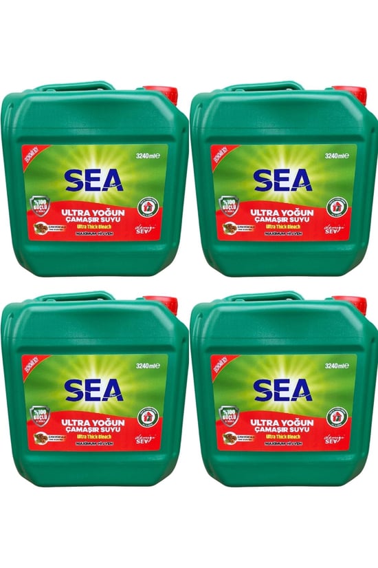 Sea Ultra Yoğun Kıvamlı Çamaşır Suyu  3240 ML