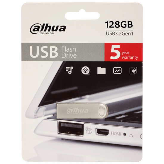 Dahua 128GB Metal USB3.2 Flash Bellek U106 DHI-USB-U106-30-128GB