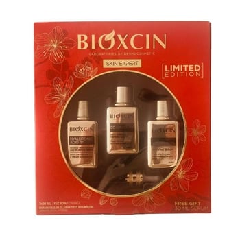 Bioxcin Skin Expert Cildiniz İçin Üçlü Bakım Rutini Canlandırcı 30 ml + Sıkılaştırıcı 30 ml + Nemlendirici 30 ml