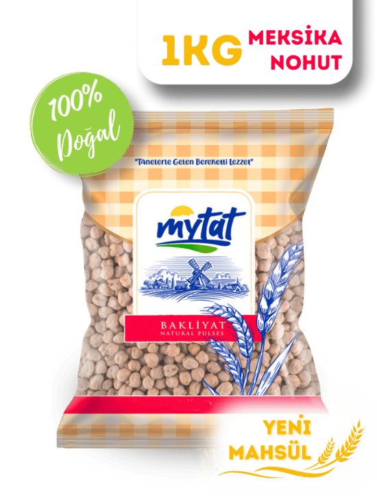 Mytat Doğal Beyaz Meksika Nohut (42-44) 1 kg