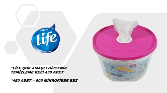 Life Duster Çok Amaçlı Temizlik Bezi 450 Adet