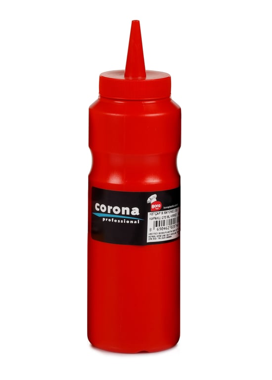 Corona Professional Ketçap&Mayonez Şişe Kapaklı 270 ml Kırmızı BO2074