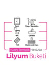 Sleepy Easy Clean Lilyum Buketi Yüzey Temizlik Havlusu  Islak Mendil 100 Lü