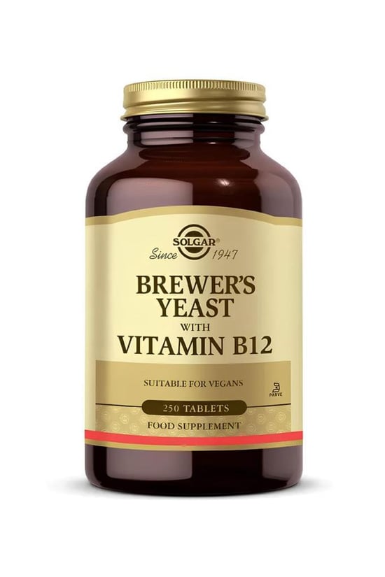 Solgar Brewers Yeast with Vitamin B12 250 Tablet