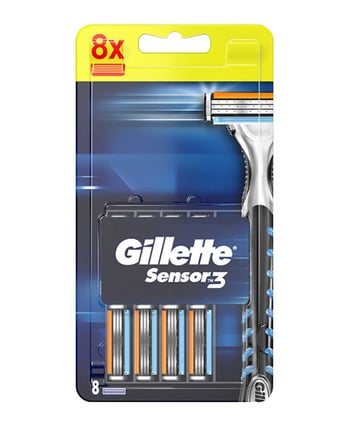 Gillette Sensor Tıraş Bıçağı 8'li Yedek