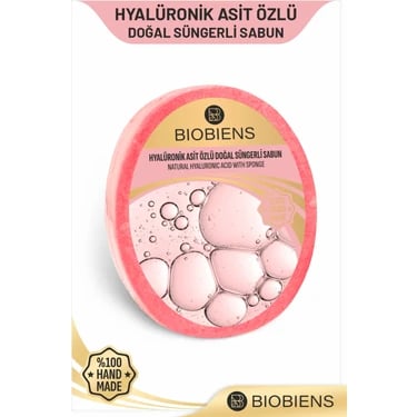 Biobiens Süngerli̇ Sabun 130gr Hyalüroni̇k Asi̇t