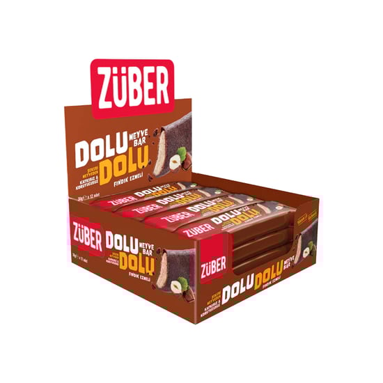 Züber Dolu Dolu Fındık Ezmeli Meyve Bar 30 gr