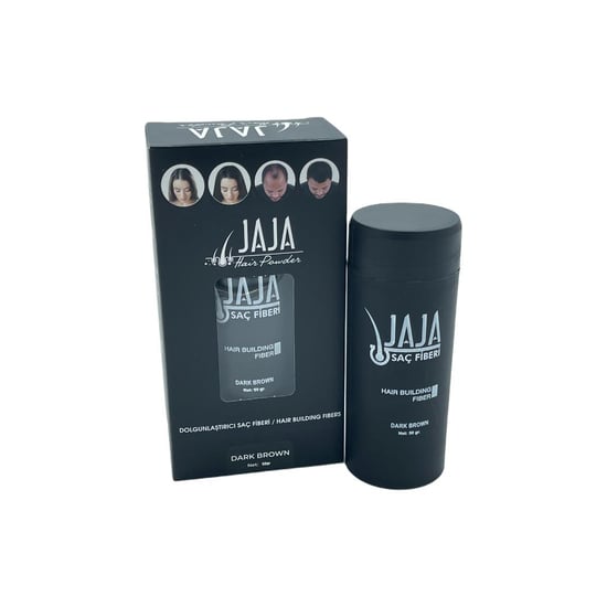 Jaja Original Yeni Ürün Fibers Saç Dolgunlaştırıcı Topik Saç Kapatıcı Toz Koyu Kahve 50 Gr