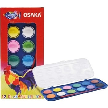 OSAKA 12 RENK SULU BOYA