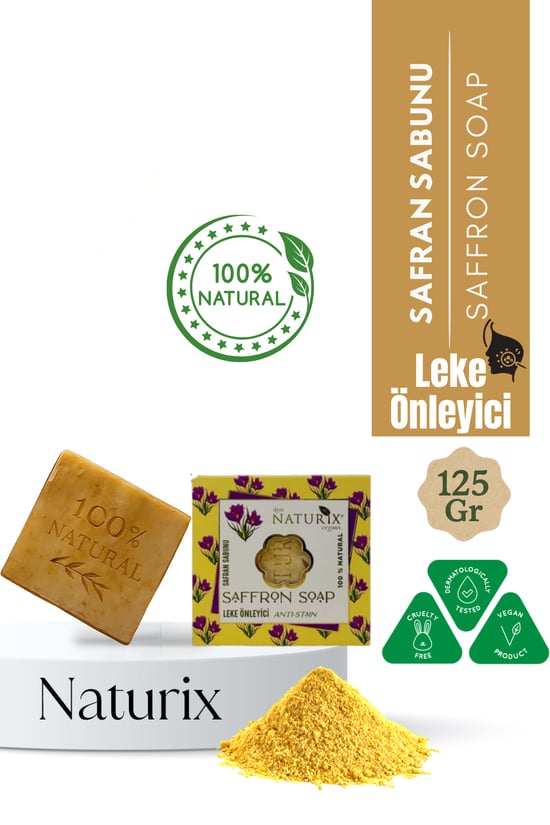 Naturix Safran Özlü Sabun 125 Gr