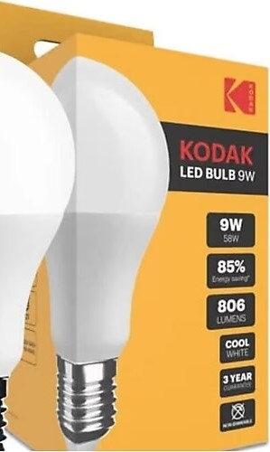 Kodak Led Ampül Beyaz Işık 9 w 900 Lümen