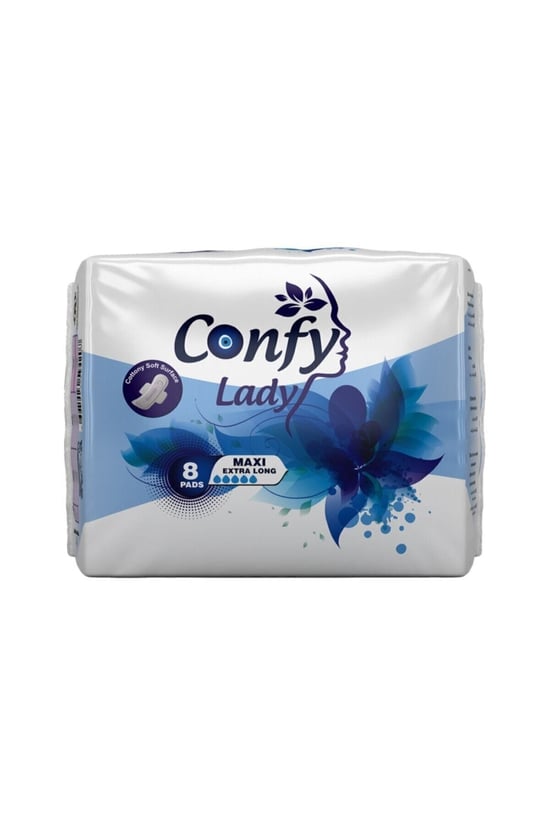 Confy Lady Hijyenik Pedler Maxi Extralong 8 Adet
