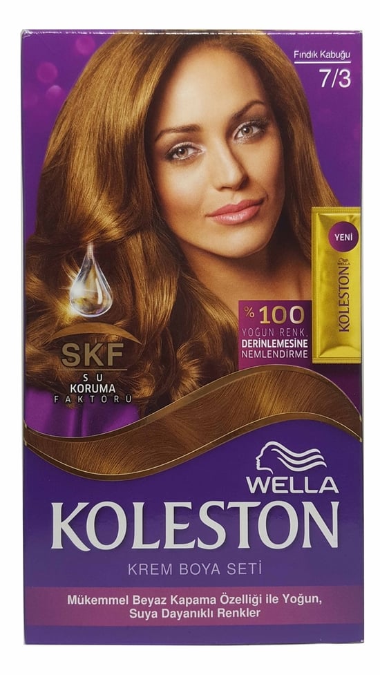 Koleston Kit Saç Boyası Fındık Kabuğu 7 3
