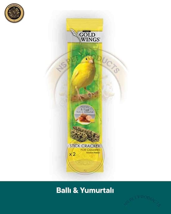 Gold Wings Ballı-Yumurtalı Kanarya Krakeri 2li