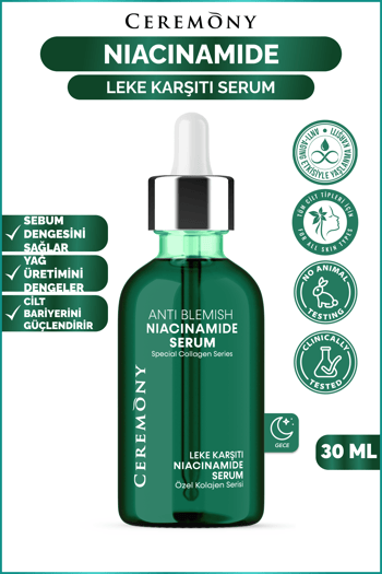 Ceremony Niacinamide Koruyucu-Onarıcı Cilt Bakım Serumu 30 ml