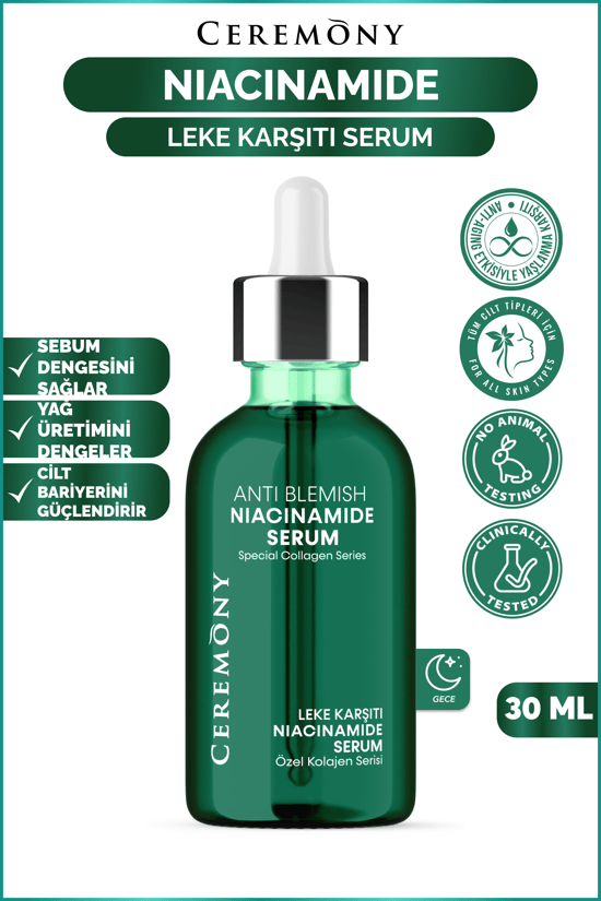 Ceremony Niacinamide Koruyucu-Onarıcı Cilt Bakım Serumu 30 ml
