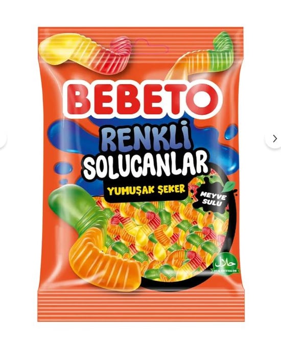 Bebeto Worms Şekerleme 80 gr