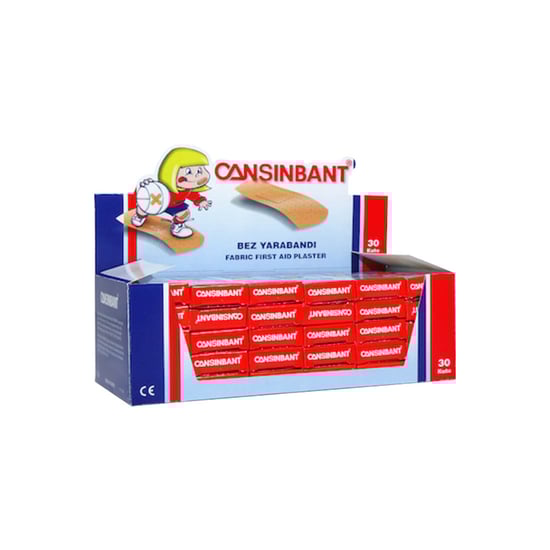 Cansın Yara Bandı Bez 10pcs X 30'lu kutu