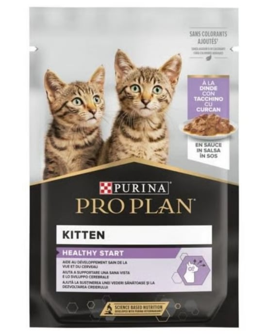 Pro Plan Pouch Sos İçinde Hindili Yavru Kedi Konservesi 85 Gr