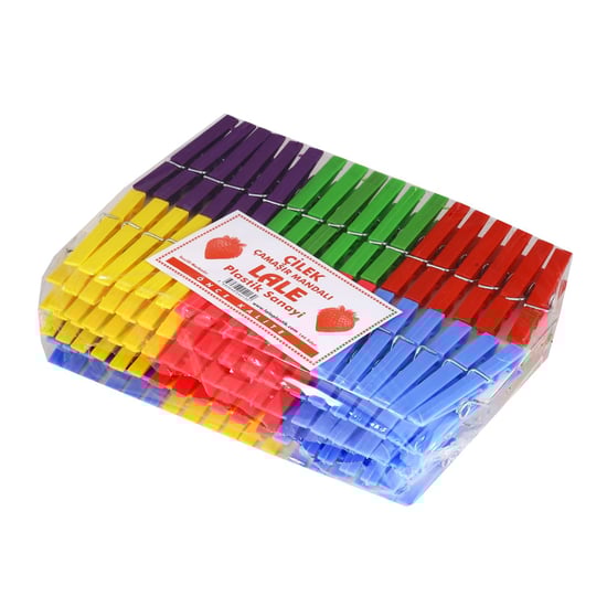 Lale Çilek Mandal 144'Lü Plastik Mandal