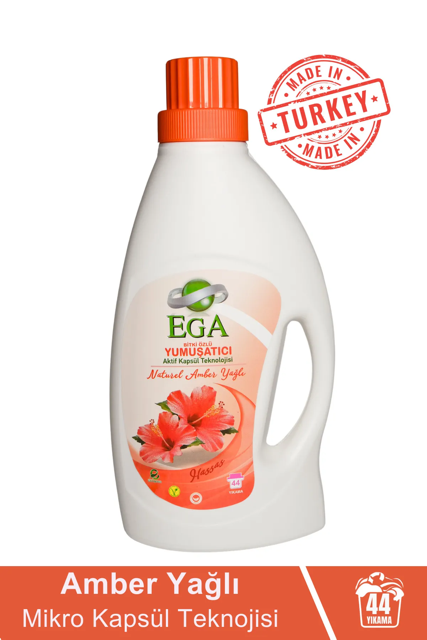 Ega Kimya Aktif Kapsül Teknolojili Amber Çamaşır Yumuşatıcısı 1040 ml