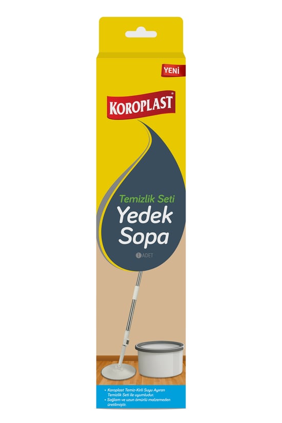 Koroplast Temizlik Seti Yedek Sopa