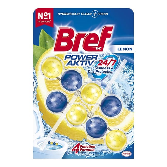 Bref Power Aktiv Klozet Blok Limon Kokulu 2'li Paket