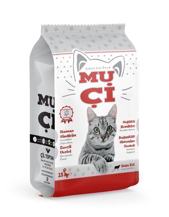 Muçi Kuru Kedi Maması Kuzu Etli 15 Kg