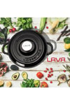 Lava New Heritage Yuvarlak Siyah 24 cm Döküm Tencere