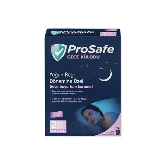 Prosafe Yoğun Regl Dönemine Özel 2 li Gece Külodu