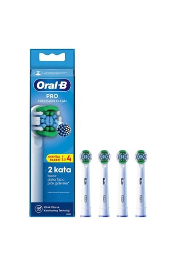 Oral-B Pro Precision Clean X-Filament Şarjlı Diş Fırçası Yedek Başlık 4'lü