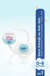 Wee Baby  Nanninom Gece Emzik & Emzik Askısı Seti No:1 0-6 ay