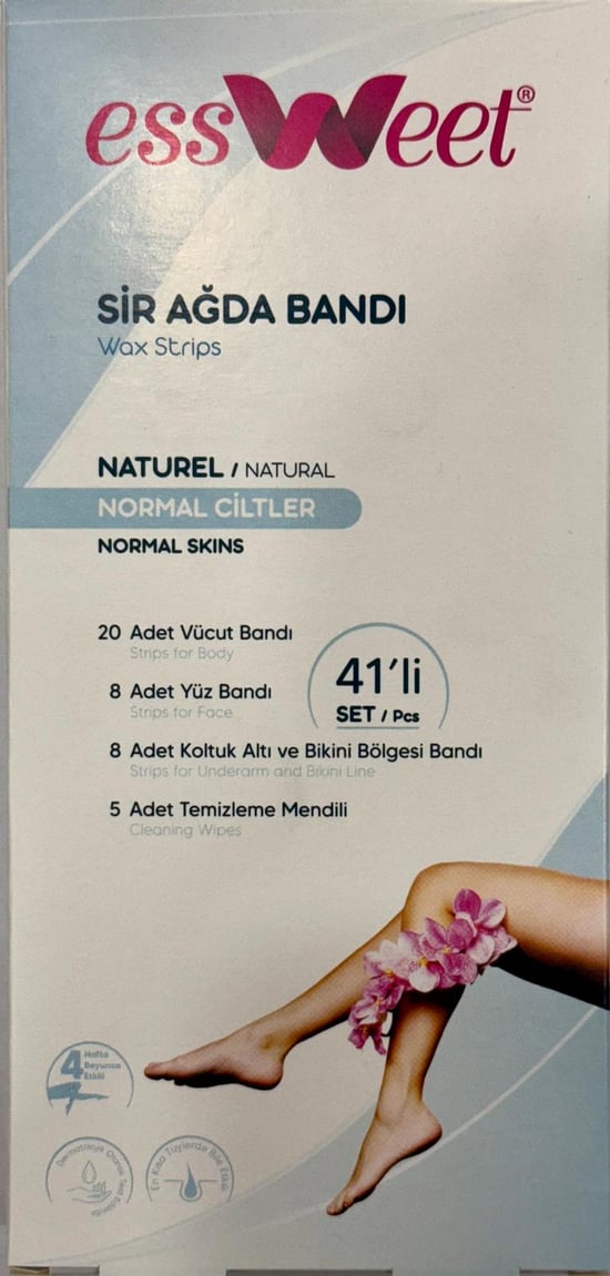Essweet  Naturel Sir Ağda Bant Seti 41 Bant