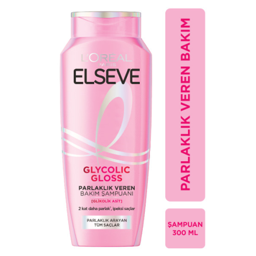 Elseve Glycolic Gloss Parlaklık Veren Bakım Şampuanı 300ml