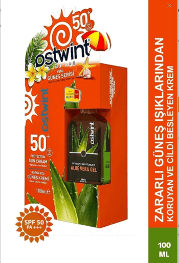 Ostwint Güneş Kremi Ve Yoğun Nemlendirici Güneş Koruma  Spf 50 100 ml