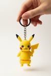 Pikachu Figürlü Hareketli Anahtarlık