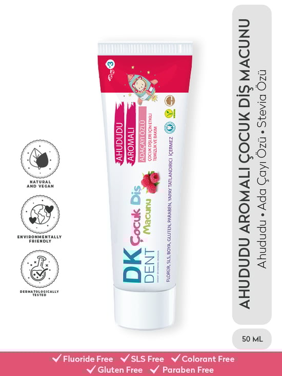 Dermokil Çocuk Diş Macunu 50 ml Ahududu Aromalı