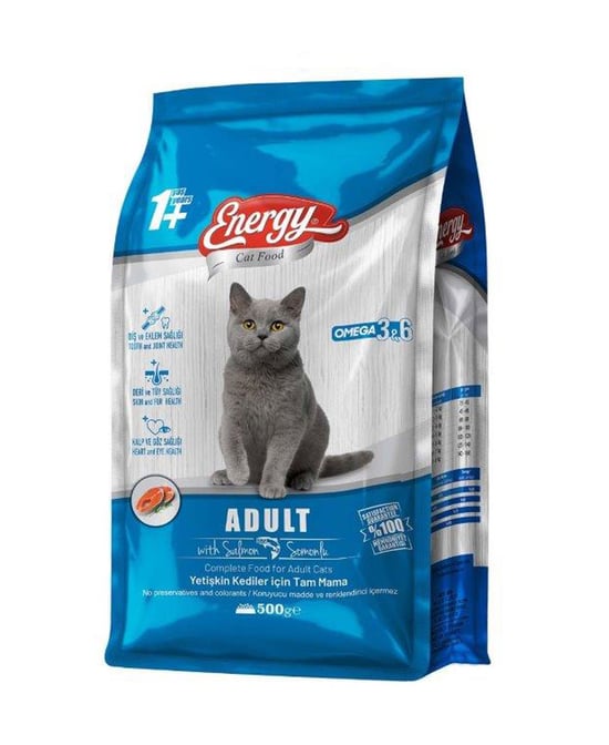 Energy Kedi Maması 500 gr Somonlu